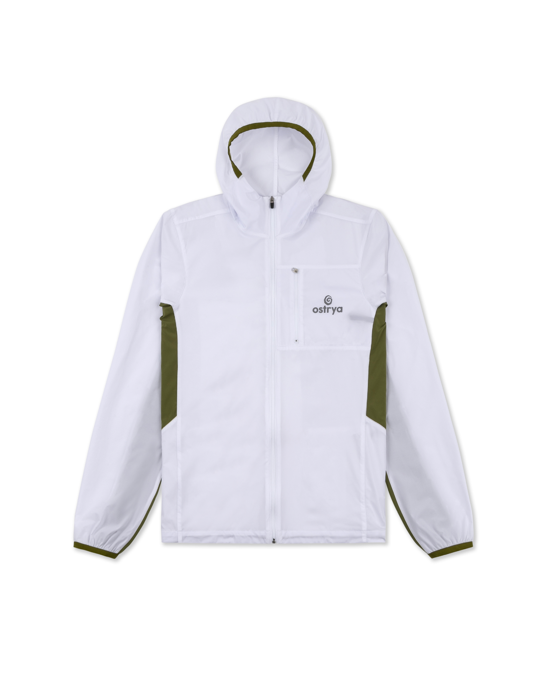 Skarn Windbreaker Jacket White